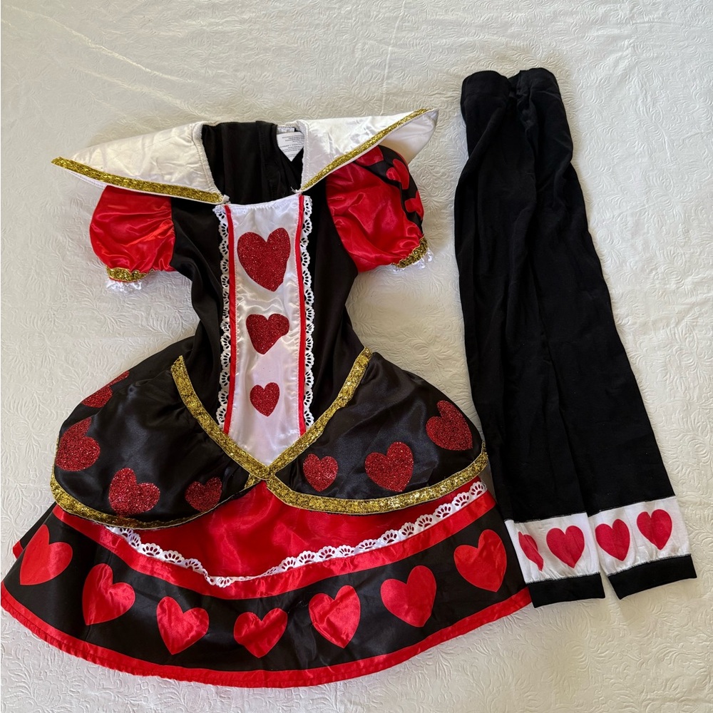 Queen of Hearts girls Halloween Costume